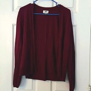 Old Navy - Maroon Cardigan